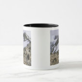 Kolonie von Chinstrap Pinguinen Tasse (Zentrum)
