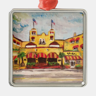 Kolonien-Hotel-Malerei-Verzierung Del Ray Florida Ornament Aus Metall