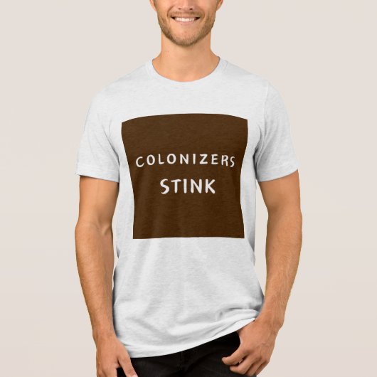 Kolonisatoren Stink M Tri-Blend Shirt (Vorderseite)
