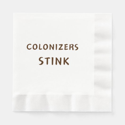 Kolonisatoren stink serviette (Vorderseite)