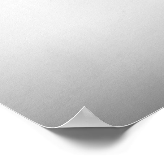 Kolonnade im Schnee Poster (Ecke)