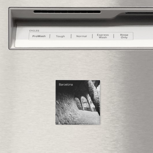 Kolonnade von Park Guell Magnet (In Situ (Geschirrspüler))