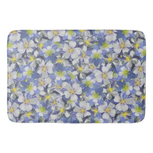 Kolonnen Nahtloses Muster Badematte (Vorderseite)