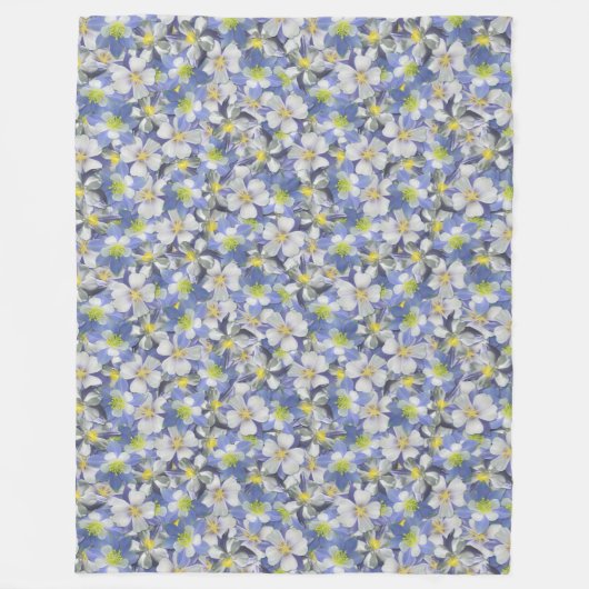 Kolonnen Nahtloses Muster Fleecedecke (Vorderseite)