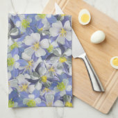 Kolonnen Nahtloses Muster Geschirrtuch (Viertel Falte)