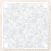 Kolonnen Nahtloses Muster Glasuntersetzer (Rückseite)