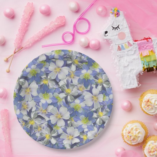 Kolonnen Nahtloses Muster Pappteller (Party)