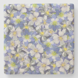 Kolonnen Nahtloses Muster Steinuntersetzer