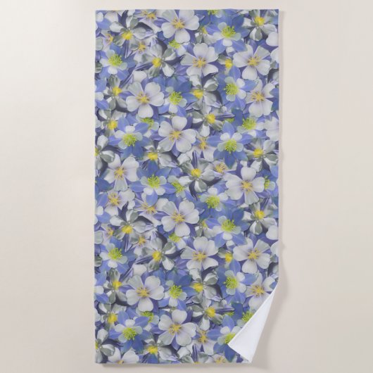 Kolonnen Nahtloses Muster Strandtuch (Vorderseite)