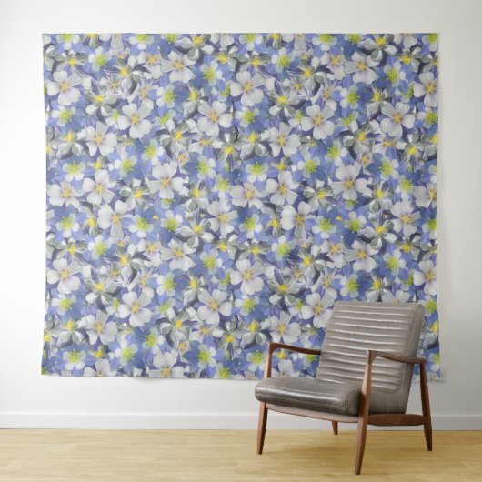 Kolonnen Nahtloses Muster Wandteppich (Beispiel (Horizontal))