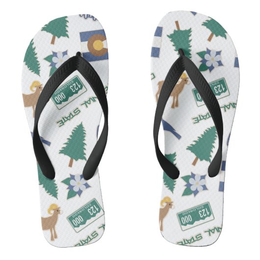 Kolorado-Fun-Muster Badesandalen (Fußbett)