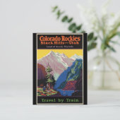 Kolorado Rockies Postkarte (Stehend Vorderseite)