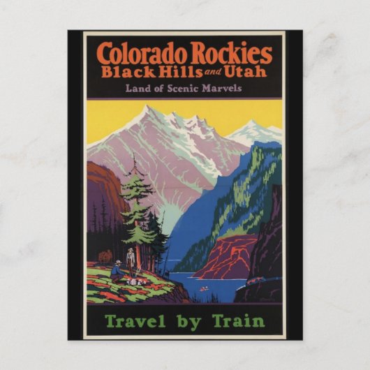 Kolorado Rockies Postkarte (Vorderseite)