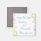 Kolorburgen Save the Date Personalisiert Magnet (Vorderseite/Rückseite)