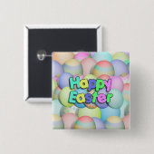 Kolored Ostereier - Happy Oaster Button (Vorne & Hinten)