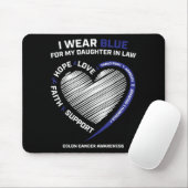 Kolorektale Tochter in Law Colon Bewusstsein Mousepad (Mit Mouse)