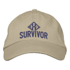 Kolorektalkarzinom-Survivor-Cap Bestickte Baseballkappe