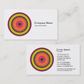 Kolorful Circles 06 Visitenkarte (Vorne/Hinten)