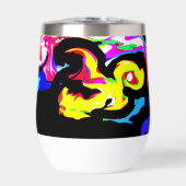 Kolorierter Oktopus Welle (Vorderseite)