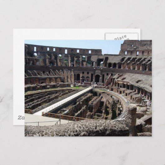 Koloseum Postkarte (Vorne/Hinten)