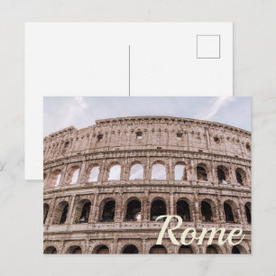 Koloseum Rome Feiertagspostkarte