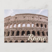Koloseum Rome Feiertagspostkarte (Vorderseite)