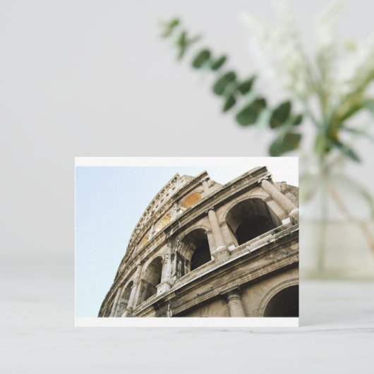 Koloseum Rome Postkarte (Stehend Vorderseite)