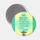 Kolosianer 2:14 Magnet (Vorderseite/Rückseite)