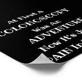 Koloskopie-Abenteuer Poster (Ecke)