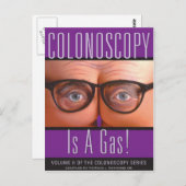 Koloskopie ist ein Gas! Postkarte (Vorne/Hinten)
