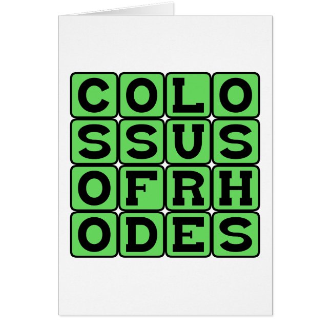 Koloss von Rhodos, Wunder der Welt (Vorne)