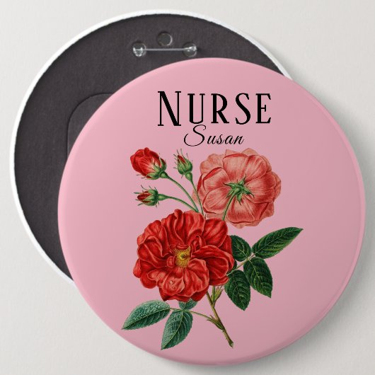 Kolossal der Krankenschwester, rund um den 6 Zoll Button (Vorne & Hinten)