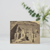Kolossal Figures, the Great Temple at Abu Sunbul Postkarte (Stehend Vorderseite)
