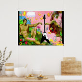 KOLOSSAL-GROSSE POSTER WALL ART 69.33" X 52" (Küche)