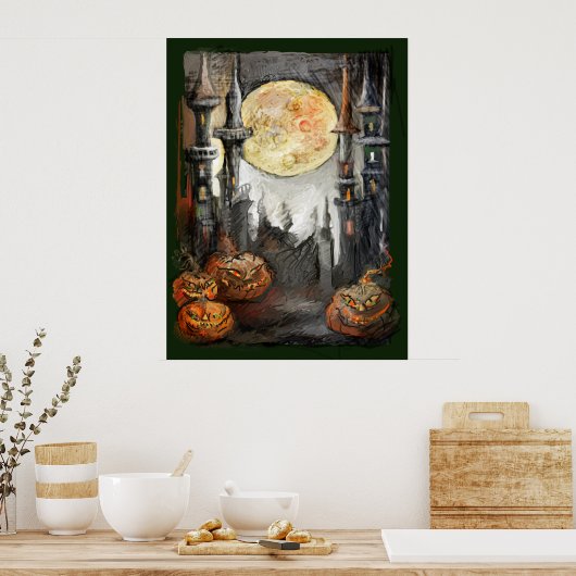 ** Kolossal HallowEEn ** Poster (Küche)