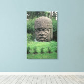 Kolossal Head Leinwanddruck (Insitu (Holzboden))