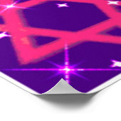 KOLOSSAL POSTER (POP ART JEWISH STARS) (Ecke)