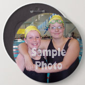 KOLOSSALE 6 Zoll Foto-Buttone Button (Vorne & Hinten)