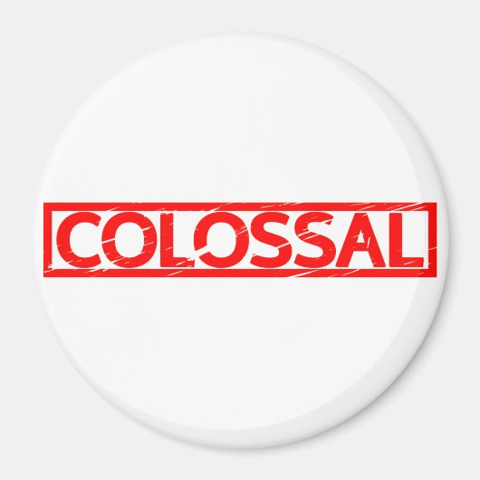 Kolossale Briefmarke Magnet (Vorne)