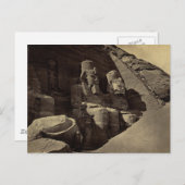 Kolossale Figures, Abu Sunbul, Ägypten Postkarte (Vorne/Hinten)