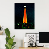 Kolossale Leuchtturm-Kunst 1 Daytona 52" x 72" Poster (Heimbüro)