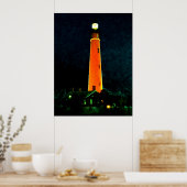 Kolossale Leuchtturm-Kunst 1 Daytona 52" x 72" Poster (Küche)