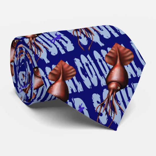 Kolossale Tintenfisch-Krawatte Krawatte (Gerollt)