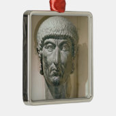 Kolossaler Kopf des Kaisers Constantine I Ornament Aus Metall (Rechts)