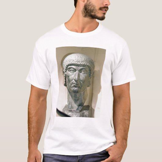 Kolossaler Kopf des Kaisers Constantine I T-Shirt (Vorderseite)