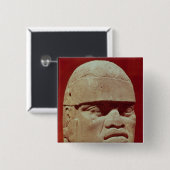 Kolossaler Kopf, Olmec Button (Vorne & Hinten)