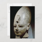 Kolossaler Kopf von Amenhotep III, vom Al-Qurnah Postkarte (Vorne/Hinten)