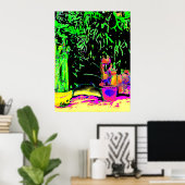 Kolossales 72" x52" und 52" x 72" Giclée Kunst Poster (Heimbüro)