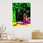 Kolossales 72" x52" und 52" x 72" Giclée Kunst Poster (Küche)