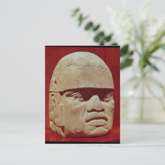 Kolossalkkopf, Olmec Postkarte (Stehend Vorderseite)